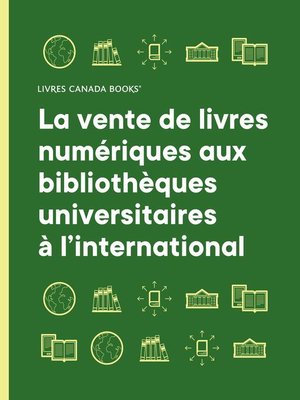 cover image of La vente de livres numériques aux bibliothèques universitaires à l'international